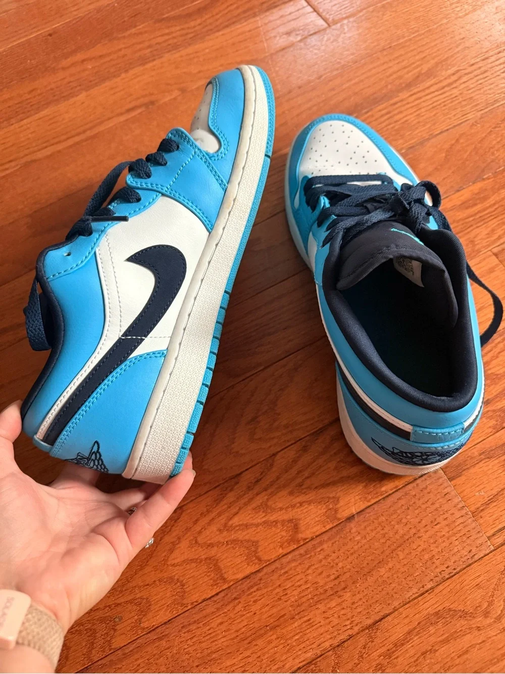 Blue Nike Air Jordan’s Men’s Shoes, size 8.5